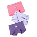 mackly Girls Boxers (Pack of 3) - Cotton Boxer Shorts, Seamless Comfort, Mid Waist Boyshorts Panties