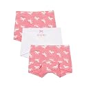 mackly Girls Boxers (Pack of 3) - Cotton Boxer Shorts, Seamless Comfort, Mid Waist Boyshorts Panties