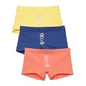 mackly Girls Boxers (Pack of 3) - Cotton Boxer Shorts, Seamless Comfort, Mid Waist Boyshorts Panties