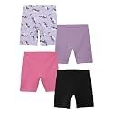 mackly Girls Inner Shorts (Pack of 4) | 2-in-1 Seamless Panty Shorts with Gusset | Soft Breathable Base Layer for Dresses, Skirts