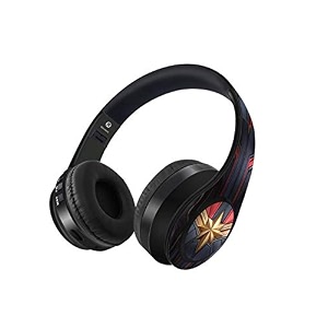 macmerise suit up captain marvel - decibel wireless on ear headphones multicoloured sodciblmm4352