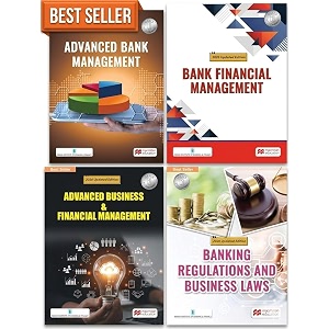 macmillan caiib 2026 editions - abm  bfm  abfm  brbl - combo set of 4 books - official iibf courseware original books-top garde paper amp print - for 2026-27 exams