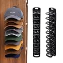 MACOPRO Cap Racks for Baseball Caps, Hat Organizer Holder for Wall, 2 Pack