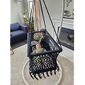 Macrame Handmade Baby Swing 100% Organic Cotton (Square Black)