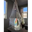 Macrame Handmade Baby Swing 100% Organic Cotton (Rainbow)