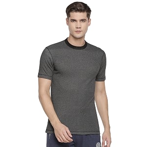 macroman m-series warmax thermal upper for men half sleeve crew neck in double-layered viscose cotton poly blend for winter comfort