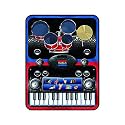 Macron 2-in-1 Musical jam playmat (Carpet Piano), Musical Toy for Kids Above 3 Years (Multi-Color)- Multi Color