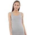 Macrowoman W-Series Wonder Thermal Deep Neck Camisole in Miyabi Viscose Poly Elastane Blend, Thermal Upper for Women with Slim Fit &amp; Heat Retention