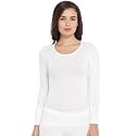 Macrowoman W-Series Wonder Thermal Round Neck Full Sleeves Tops in Miyabi, Viscose, Poly, Elastane Blend, Thermal Upper for Women with Slim Fit &amp; Advanced Heat Retention