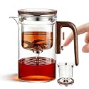 MACTANO Enchant Series Glass Magic Teapot with Magnetic Infuser - 20.29 oz