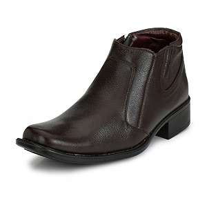 MACTREE Mens Premium Mid Top Zipper Formal