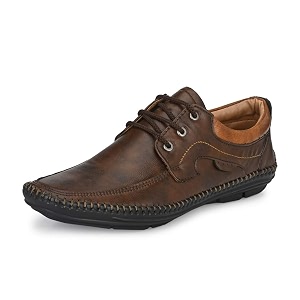 MACTREE Men Flexible-Stitched Sole Premium Formal Shoes