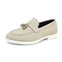 MACTREE Suede Leather Stylish Loafers Shoes for