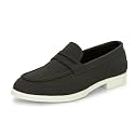 MACTREE Suede Leather Stylish Loafers Shoes for