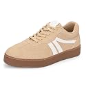 MACTREE Suede Leather Upper Laceup Casual Sneakers
