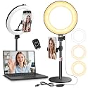 MACTREM 10 Desk Ring Light with Stand