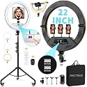 MACTREM 2234 Foldable Ring Light with Stand