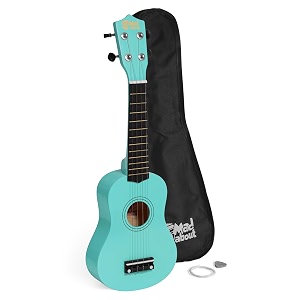 mad about su8 soprano ukulele - light blue