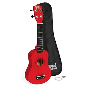 mad about su8 soprano ukulele - red