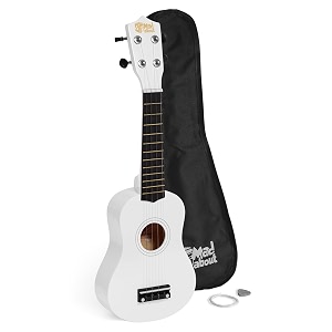 mad about su8 soprano ukulele - white