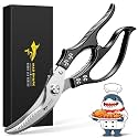 MAD SHARK Poultry Scissors Professional Kitchen Scissors Safety Lock Kitchen