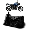 Bike Cover Compatible with MAD_Yamaha FZ-Fi Version 3_BLK | Durable Lightweight Fabric | UV Protection | Dustproof | Mirror Protection | Windproof Lock Belt
