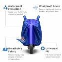 Bike Cover Compatible with MAD_RTR 160 4V_B | Durable Lightweight Fabric | UV Protection | Dustproof | Mirror Protection | Windproof Lock Belt