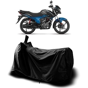 bike cover compatible with mad_hero glamour_blk  durable lightweight fabric  uv protection  dustproof  mirror protection  windproof lock belt