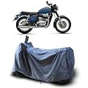 Bike Cover Compatible with MAD_Jawa 42_GM | Durable Lightweight Fabric | UV Protection | Dustproof | Mirror Protection | Windproof Lock Belt