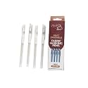 Madam Sew Heat Erasable White Fabric Marking Pen for Sewing and Quilting | Fabric Markers for Sewing, Embroidery, Dressmaking with 4 Pens | No Ghost Lines, Disappearing Ink for Precise Marking