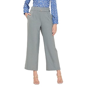 madame women sea green plazo