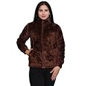 Womens Ultra-Soft Plush Fleece Winter Jacket with