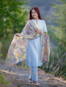 Madarwa Women Kurti Pant Dupatta Set