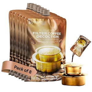 madcaf mad about coffee ready to use liquid filter coffee decoction  just add milk and sugar  instant coffee 100mlpack design may differpack of 8