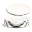 Made In Cookware - Set of 8 - Appetizer Plates - White - Porcelain - Crafted in England