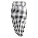 Made By Johnny Women's Premium Scuba Stretch High Waist Pencil Skirt Below Knee for Office Wear