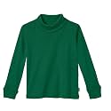 Made in USA Turtleneck 100% Cotton for Boys and Girls in Basic Colors for Kids School Base Layering