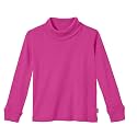 Made in USA Turtleneck 100% Cotton for Boys and Girls in Basic Colors for Kids School Base Layering