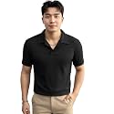 madfrog Mens Solid Polo Neck Half Sleeve