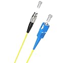 Madhabi 3M SC to FC Singlemode Fiber Optic Patch Cord – Simplex 9/125µm Jumper Cable with Yellow Jacket, High-Speed Data Transmission and Internet Connectivity for Network, Router and Telecom Devices