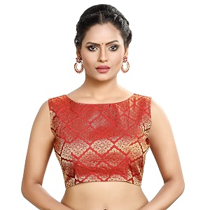 Madhu Fashion Womens Banaras Brocade Readymade Stitched
