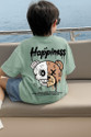 Madilyn Boys Printed Cotton Blend Oversized T
