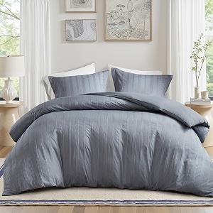 Madison Park Essentials Striped Duvet Cover Set