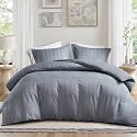 Madison Park Essentials Striped Duvet Cover Set