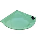 MADONNA Ambassador Acrylic 5 feet Corner Bathtub for Adults (Green)