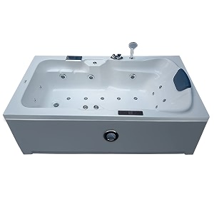 madonna elegant 6 x 3 ft acrylic fully loaded whirlpool massage bathtub white with 5 year warranty