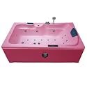 MADONNA Elegant (6 x 3 ft) Acrylic Fully Loaded Whirlpool Massage Bathtub (Pink) with 5 Year Warranty
