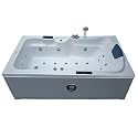 MADONNA Elegant (6 x 3 ft) Acrylic Fully Loaded Whirlpool Massage Bathtub (White) with 5 Year Warranty