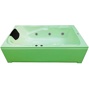 madonna euro 55 ft acrylic bathtub with whirlpool massage system green