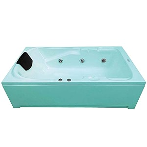 madonna euro 55 ft acrylic bathtub with whirlpool massage system cyan blue